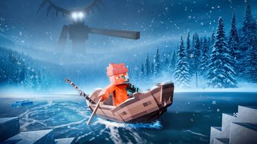 100 ДНЕЙ НА ЗАМЁРЗШЕМ ОЗЕРЕ ПРОКЛЯТИЙ В МАЙНКРАФТ