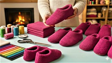 To'liq yoki muammoli oyoqlar uchun mo'ynali uy terliklari + har qanday o'lchamdagi naqsh.