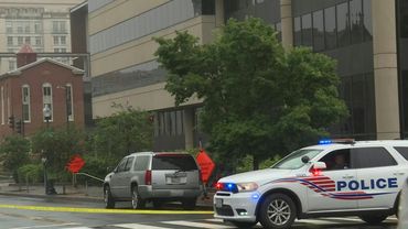 Scene outside the Jewish museum after deadly attack in Washington | AFP