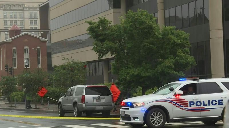Scene outside the Jewish museum after deadly attack in Washington | AFP