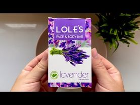 asmr soap Мыление LOLE’S с лавандой🪻