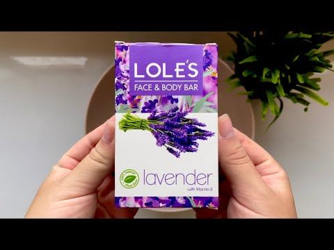 asmr soap Мыление LOLE’S с лавандой🪻