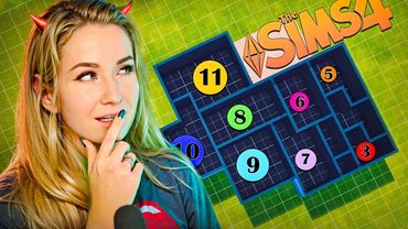 Строю дом, и каждая комната увеличивается на 1 клетку в Симс 4 // The Sims 4