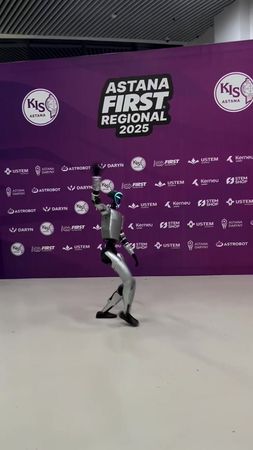 На First Robotics Astana один из казахстанских роботов стал главным ш...