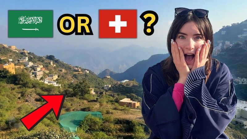 The SWITZERLAND of Saudi Arabia 🇸🇦 (Green Mountains + Local Food)