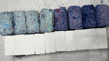 Pasted gym chalk blocks and some plains💞 ASMR