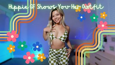 ASMR | Hippie Gf Shows Outfit (fabric scratching)