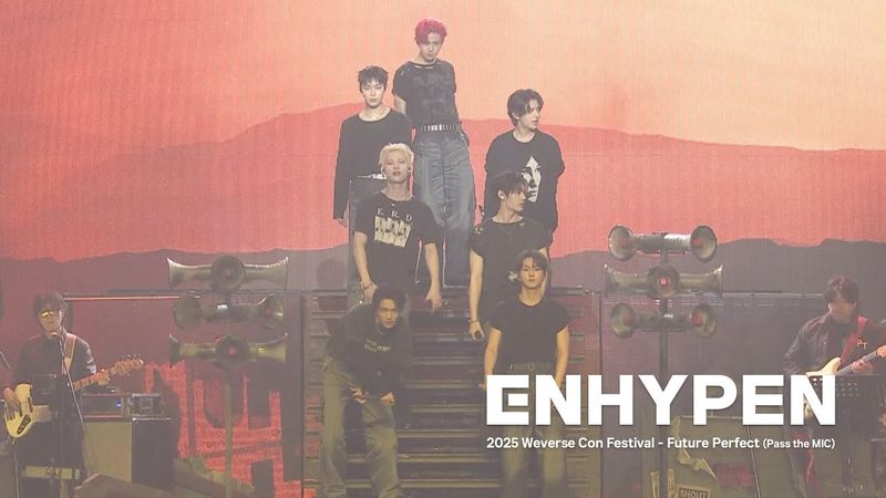 'Future Perfect (Pass the MIC)' Stage Cam @ 2025 Weverse Con Festival - ENHYPEN (엔하이픈)