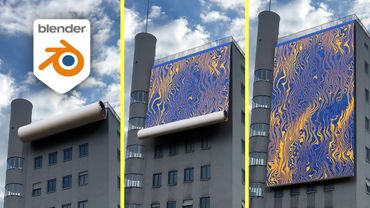 How to Banner Unroll Simulation in Blender!