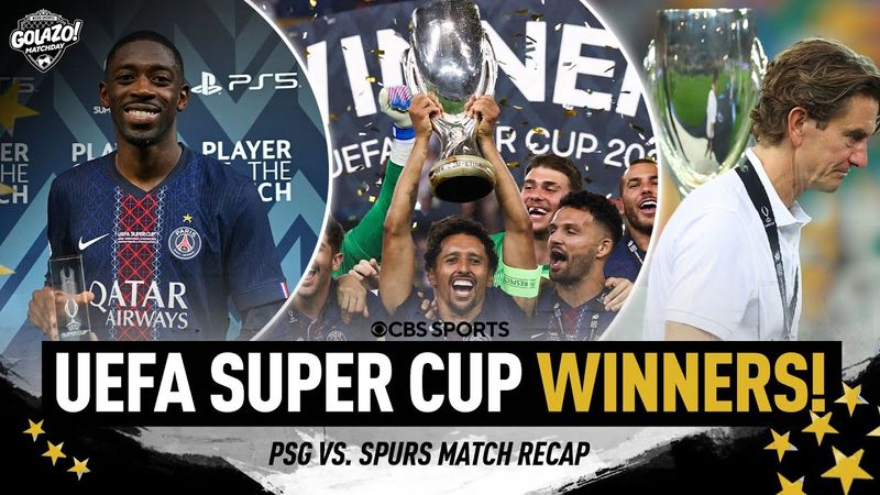 PSG VENCE a Supercopa da UEFA | Resumo da partida PSG x Tottenham Hotspur | Spurs desabam com gol...