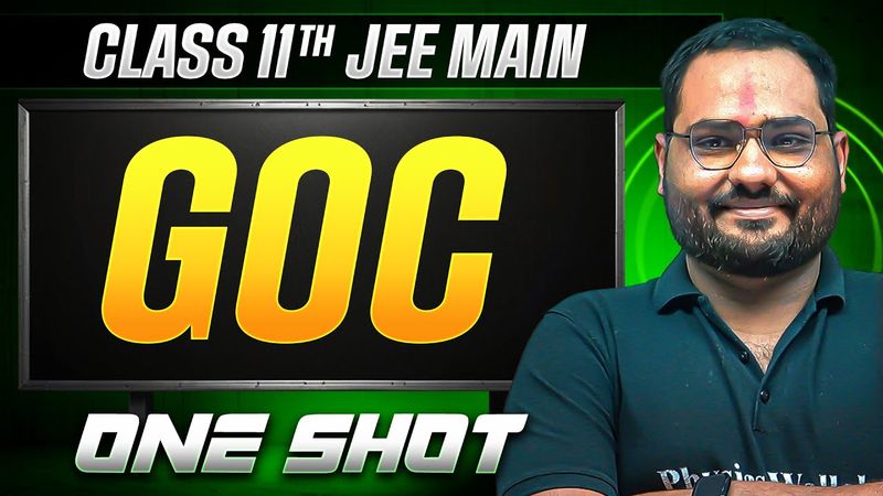 MANZIL Comeback: GOC in 1 Shot | All Concepts + PYQs | JEE Main