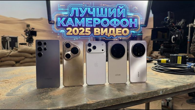 ЛУЧШИЙ КАМЕРОФОН 2025. ВИДЕО СРАВНЕНИЕ.