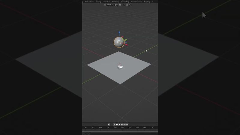 Bouncing Ball Animation in Blender 3D