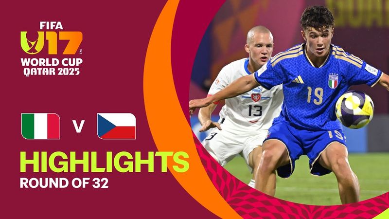 Italy vs Czechia Highlights | FIFA U-17 World Cup Qatar 2025