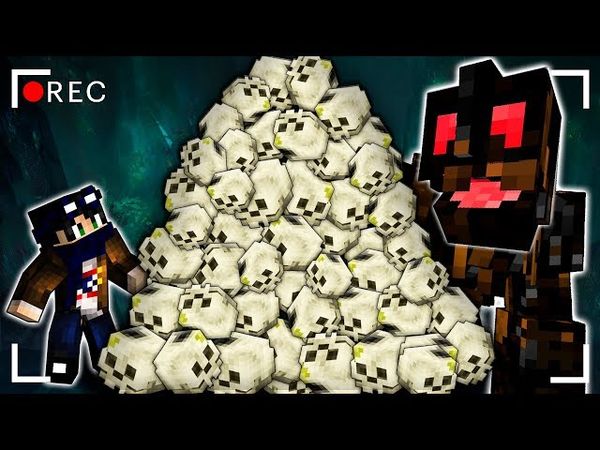 ЧТО В ЭТОЙ ПЕЩЕРЕ? ЛОГОВО ЙЕТИ? СНЕЖНЫЙ ЧЕЛОВЕК [ЧАСТЬ 2] - СТРАШИЛКИ МАЙНКРАФТ