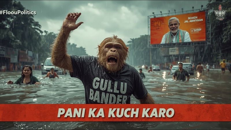 पानी का कुछ कारों BJP सरकार (PART-1) | जल भराव | GULLU VS BJP SARKAR | @gullu.bandar