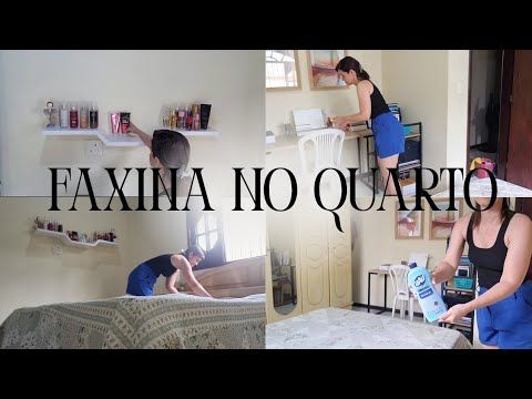 LIMPEZA NO QUARTO 🧹✨ Deixando Tudo Limpinho e Cheiroso!