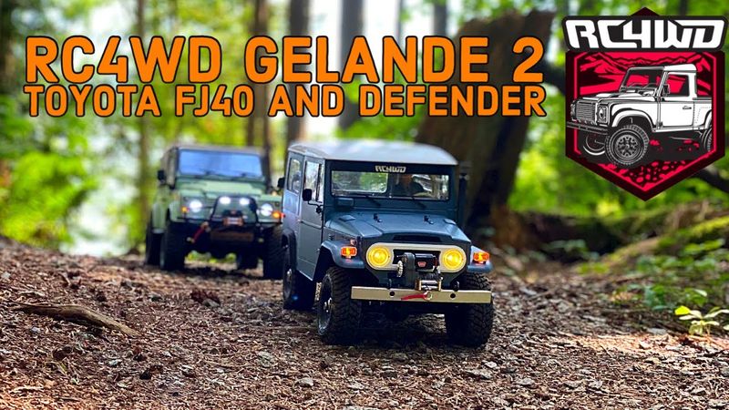 RC4WD Gelande 2 Cruiser and Defender Conquer the Off-Road Challenge!