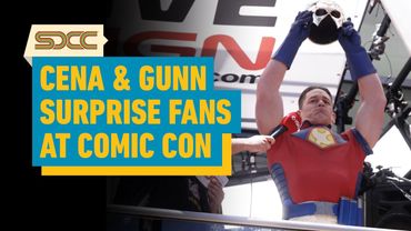John Cena and James Gunn Surprise Peacemaker Fans From Our Comic-Con Balcony | SDCC 2025