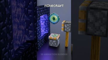 Minecraft Vs Real Life in the Nether 🔥🔥🔥#blender3d #3dart #3danimation #minecraft