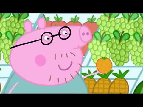 Мультфильм СВИНКА ПЕППА на 3 языках - русском, испанском, португальском. - Серия Супермаркет.