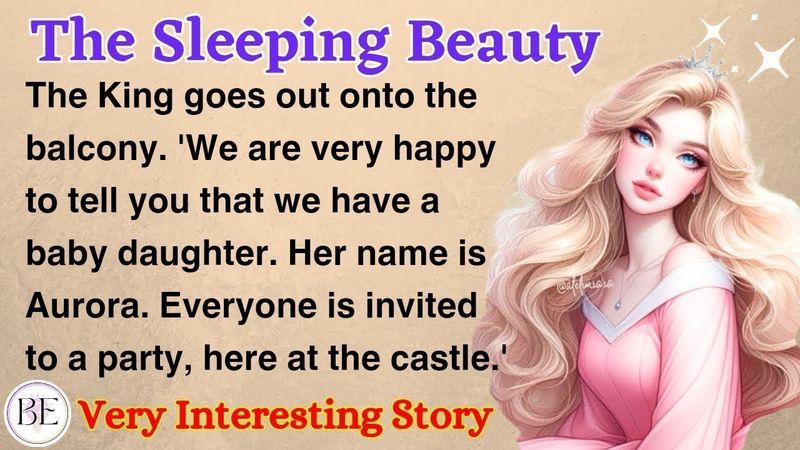 Learn English Through Story || The Sleeping Beauty || English Story With Subtitle