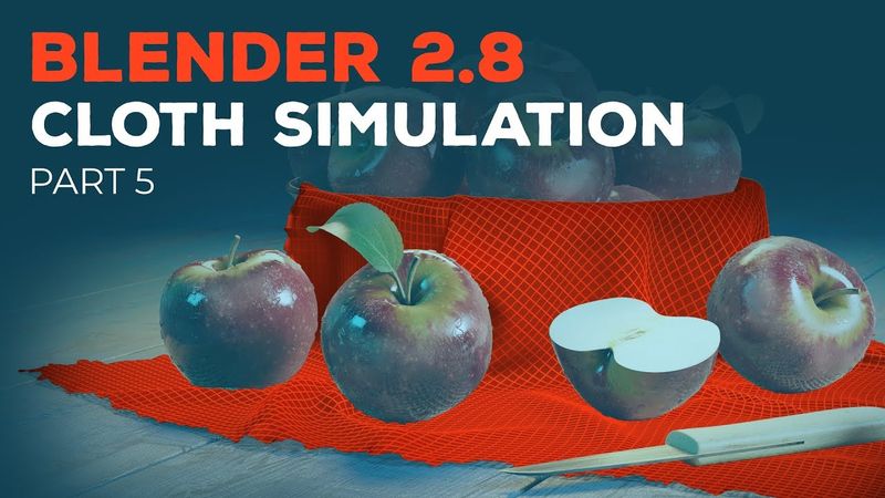 Blender 2.8 Beginner Tutorial - Part 5: Cloth Simulation