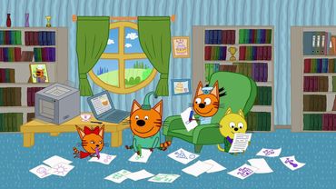 Три Кота | Граффити Котята 🖌 Мультфильмы для детей | Премьера новой серии №162