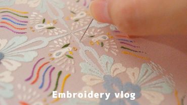 [Japanese Embroidery] "Toritasuki" Part 3 / I added embroidery to the parts I was concerned about.