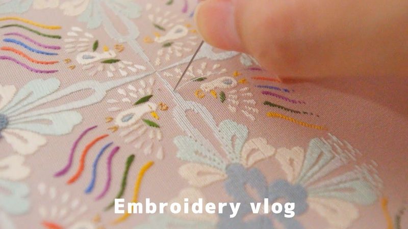 [Japanese Embroidery] "Toritasuki" Part 3 / I added embroidery to the parts I was concerned about.