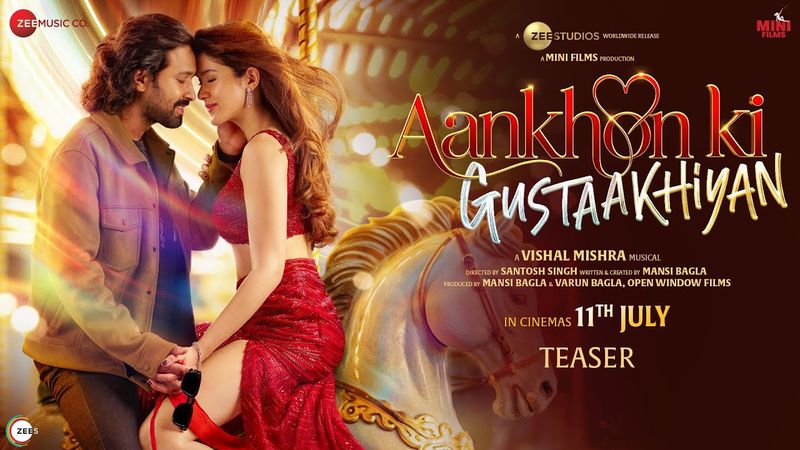Aankhon Ki Gustaakhiyan - Official Teaser | Vikrant Massey, Shanaya Kapoor | Vishal Mishra | 11 July
