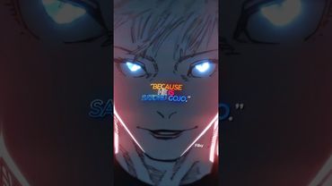 BECAUSE HE IS SATORU GOJO🔥🤫#jujutsukaisen #jujutsukaisenedit #gojo #sukuna #yujiitadori #anime #edit