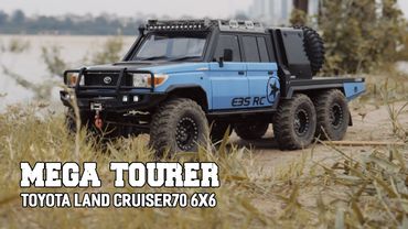 E3S-RC/ Land Cruiser | MEGA TOURER TOTYOTA LC79 6X6 - RC TRAIL