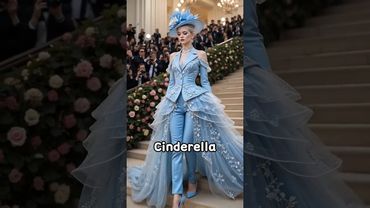 DISNEY PRINCESSES AT THE MET GALA#aiart#disneyai #fashion