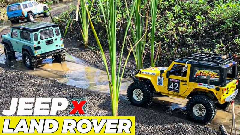 1/10 1/12 Rc Off Road Adventure 4x4 | Land Rover Defender Jeep Rubicon Cherokee