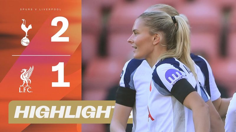 Beth England torna a segnare | Tottenham Hotspur v Liverpool | Barclays WSL 25/26