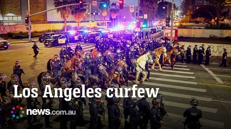LA curfew defied: Dozens arrested in ICE protests