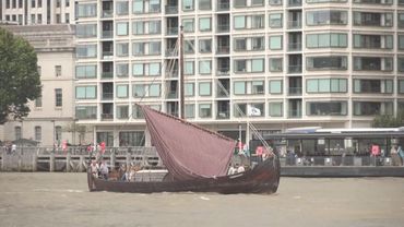 На Темзе заметили старинное судно викингов