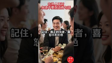 【玄學提醒：永遠不要在熟人面前，說以下這兩種話】#生肖 #十二生肖 #運勢 #生肖運勢 #玄學 #風水 #命理 #shorts #人生感悟 #易经 #生肖命理 #正能量 #国学文化