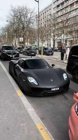 918 spyder 🕷️#porsche #918spyder #hypercar #germancar #paris