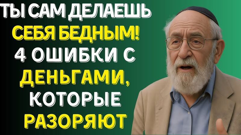 Почему вы бедны? 4 ошибки с деньгами, которые делают вас нищими | Еврейская Финансовая Мудрость