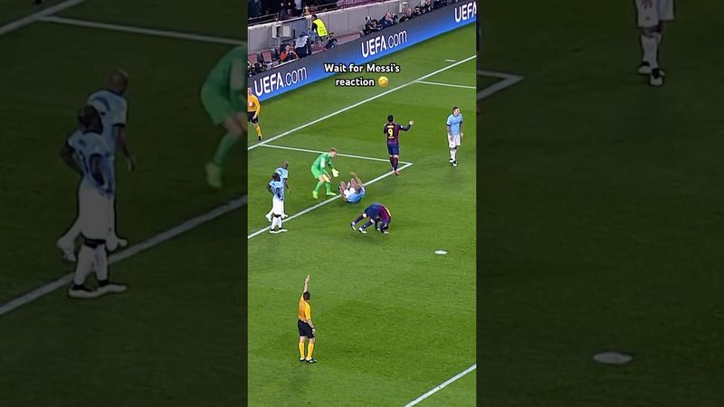 Messi couldn’t believe it 🤣