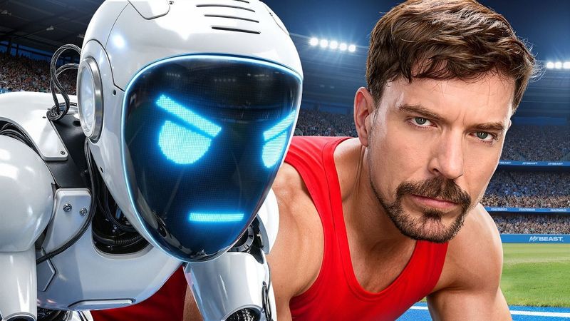 世界最快飞人 VS 机器人