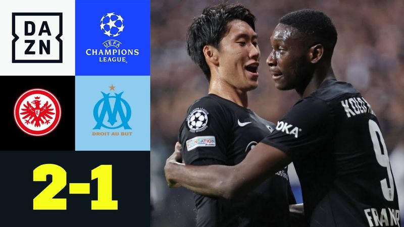 Adler bekommen Endspiel um K.O.-Phase: Frankfurt - Marseille 2:1 | UEFA Champions League | DAZN