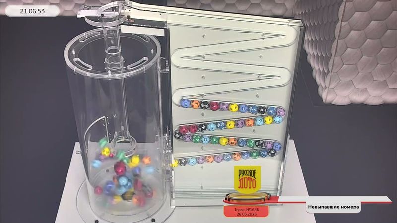 Русское лото 28.05.25 тираж № 1646 от Столото