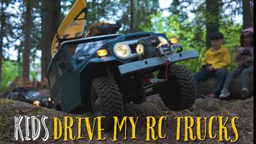 RC4WD Cruiser and 4runner driven by children. How did they do? #kids #rc