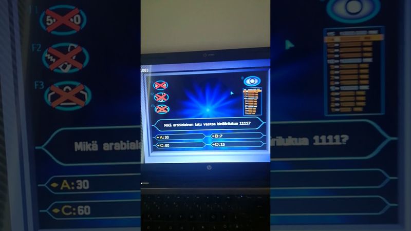 Haluatko Miljonääriksi Peli Osa 2 Voitin Miljoona Markkaa