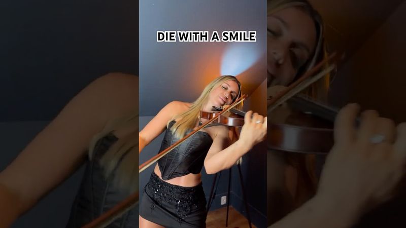 DIE WITH A SMILE - ( Bruno Mars e Lady Gaga) Instrumental Violin #diewithasmile   #violincover