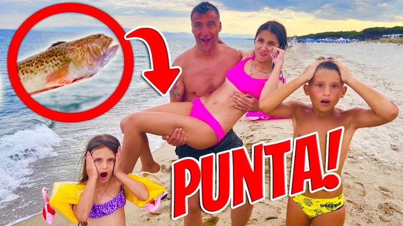 AURORA VIENE PUNTA da una TRACINA al suo PRIMO BAGNO al MARE 😨 •VLOG in Vacanza Day 19•
