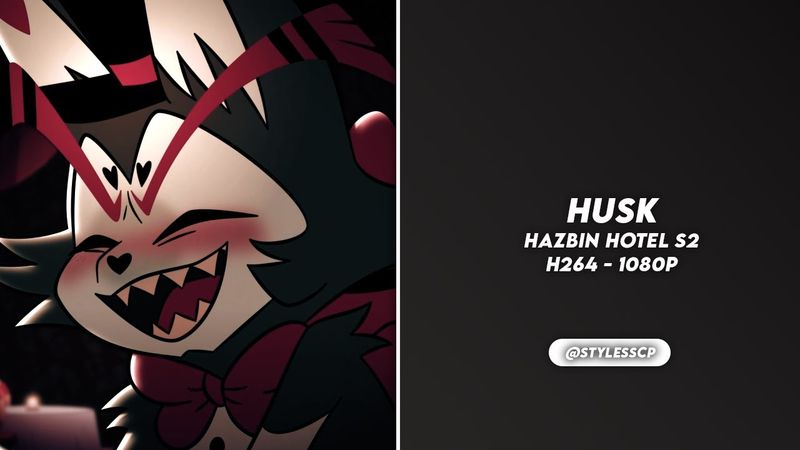 Husk (Hazbin Hotel) S2 scenepack [1080p + Payhip Free Link] (bg music lowered)
